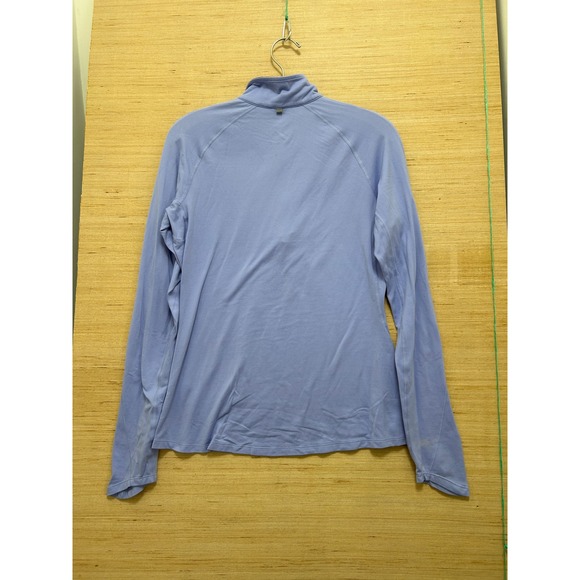 Nike Livestrong Dri-FIT Quarter Zip Pullover Purple Periwinkle Womens Medium - Picture 3 of 6